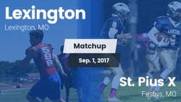 Matchup: Lexington vs. St. Pius X  2017