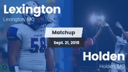 Matchup: Lexington vs. Holden  2018