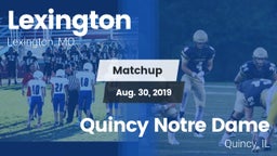 Matchup: Lexington vs. Quincy Notre Dame 2019