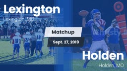 Matchup: Lexington vs. Holden  2019