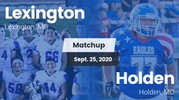 Matchup: Lexington vs. Holden  2020