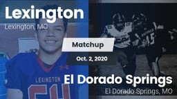 Matchup: Lexington vs. El Dorado Springs  2020