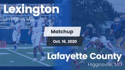 Matchup: Lexington vs. Lafayette County  2020