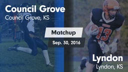 Matchup: Council Grove vs. Lyndon  2016