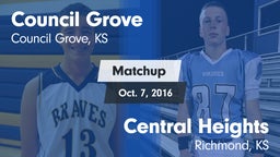 Matchup: Council Grove vs. Central Heights  2016