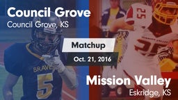 Matchup: Council Grove vs. Mission Valley  2016