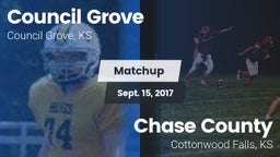 Matchup: Council Grove vs. Chase County  2017