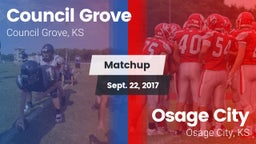 Matchup: Council Grove vs. Osage City  2017