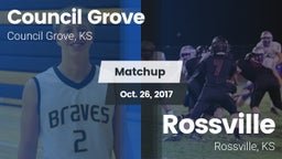 Matchup: Council Grove vs. Rossville  2017