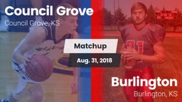 Matchup: Council Grove vs. Burlington  2018