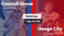 Matchup: Council Grove vs. Osage City  2019