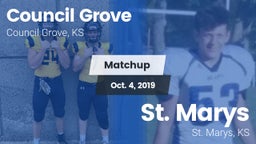 Matchup: Council Grove vs. St. Marys  2019