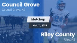 Matchup: Council Grove vs. Riley County  2019