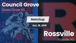 Matchup: Council Grove vs. Rossville  2019