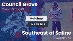 Matchup: Council Grove vs. Southeast of Saline  2019