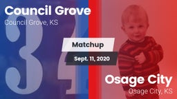 Matchup: Council Grove vs. Osage City  2020