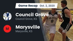 Recap: Council Grove  vs. Marysville  2020
