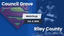 Matchup: Council Grove vs. Riley County  2020