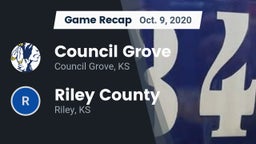 Recap: Council Grove  vs. Riley County  2020