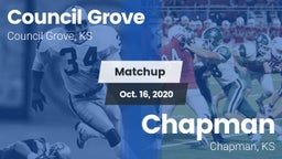 Matchup: Council Grove vs. Chapman  2020