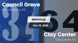 Matchup: Council Grove vs. Clay Center  2020