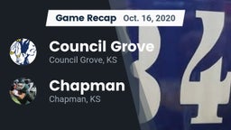 Recap: Council Grove  vs. Chapman  2020