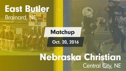 Matchup: East Butler vs. Nebraska Christian  2016