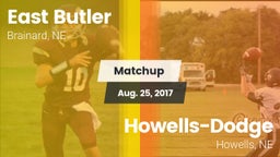 Matchup: East Butler vs. Howells-Dodge  2017