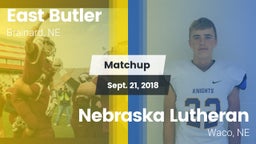 Matchup: East Butler vs. Nebraska Lutheran  2018