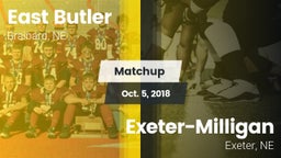 Matchup: East Butler vs. Exeter-Milligan  2018