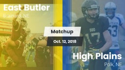 Matchup: East Butler vs. High Plains  2018