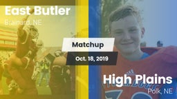 Matchup: East Butler vs. High Plains  2019