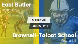 Matchup: East Butler vs. Brownell-Talbot School 2019