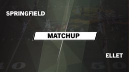 Matchup: Springfield vs. Ellet  2016