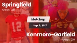 Matchup: Springfield vs. Kenmore-Garfield  2017
