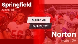Matchup: Springfield vs. Norton  2017