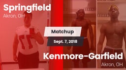 Matchup: Springfield vs. Kenmore-Garfield   2018
