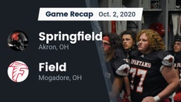 Recap: Springfield  vs. Field  2020