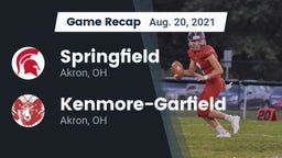 Recap: Springfield  vs. Kenmore-Garfield   2021