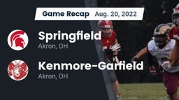 Recap: Springfield  vs. Kenmore-Garfield   2022