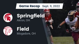 Recap: Springfield  vs. Field  2022