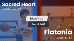 Matchup: Sacred Heart vs. Flatonia  2017