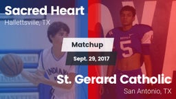 Matchup: Sacred Heart vs. St. Gerard Catholic  2017