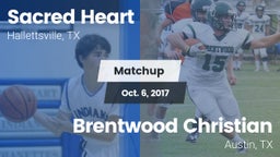 Matchup: Sacred Heart vs. Brentwood Christian  2017
