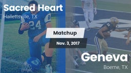 Matchup: Sacred Heart vs. Geneva  2017