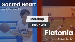 Matchup: Sacred Heart vs. Flatonia  2018