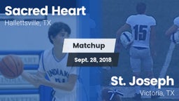 Matchup: Sacred Heart vs. St. Joseph  2018