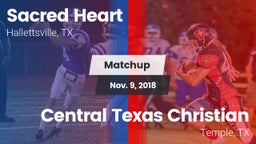Matchup: Sacred Heart vs. Central Texas Christian  2018