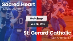 Matchup: Sacred Heart vs. St. Gerard Catholic  2019