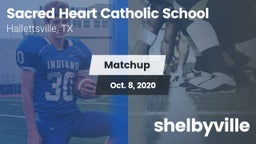 Matchup: Sacred Heart vs. shelbyville 2020